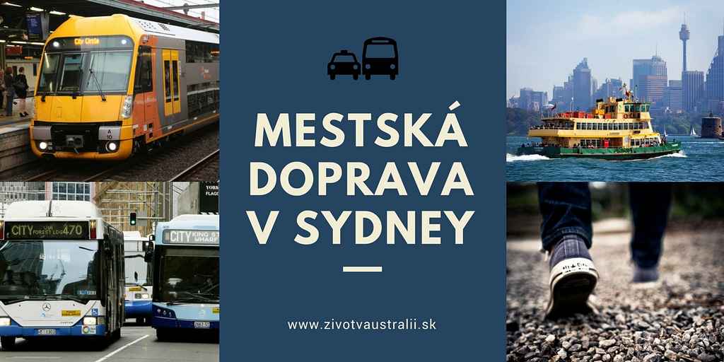 Mestská doprava v Sydney-2018